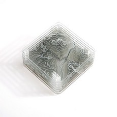 휘슬러 BC 3D 컨투어 맵 유리 음료 컵받침 산 스키 리조트 홀더 포함 6개 세트 집들이 생일 선물 홈 데코 144947, 이탈리아 코르티나 담페조