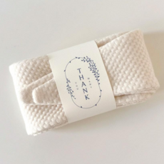 잇츠K 감성 포장띠 / 띠종이 / 띠지, 100개, (화이트 리프 감사)