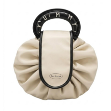 라비비 원터치 대형가방 여성 사우나 화장품 세면도구 대용량 방수, 화이트