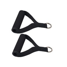 랫바 핸들 등운동 케이블크로스오버 가정용 논슬립 그립바, 스펀지 핸들, 1개, 1g