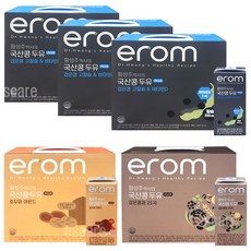 이롬 황성주 이롬 두유 PLUS 혼합 (검은콩 고칼슘+호두아몬드+21곡), 100개, 190ml