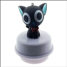 검은 고양이 회전 오르골 뮤직박스_ 202676234EA