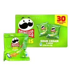 프링글스 미니 사워크림 & 어니언, 19g, 30개