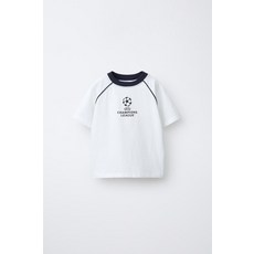 국내배송 ZARA 자라 아동 키즈 주니어 UEFA 챔피언스 리그® 프린트 티셔츠 화이트 7878570250 1772977