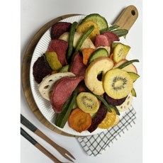 말린마켓 동결건조 11가지 과일 야채 믹스칩 과자, 2개, 200g