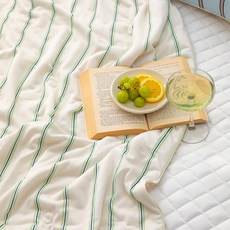 드리울 코지 냉감 이불베개세트, 워시드그린