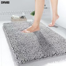 DFMEI 新款雪尼爾浴室地墊廁所衛生間防滑墊衛浴洗手間門口加厚吸水地毯, 加厚加密款40*60