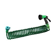 코일호스10m 호스 물호스 릴호스 매직호스 세차호스 분사기포함, 코일호스10m 호스 물호스 릴호스 매직호스 세차호스 분