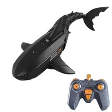 수중 드론 RC 물고기 상어 카메라 고화질 백상아리, 1개, 블루-상어 배터리+드라이버+충전 헤드