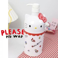 키티 마이멜로디 샴푸 1000ml 공병 디스펜서 세제, 1개, J. 1000ML 레드 KT 분주 병