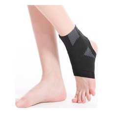 Lycra 스판덱스 프리미엄 발목보호대, 1개, 선택_3. 블랙 XL 사이즈