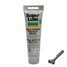 슈퍼루브 테프론 구리스 85g 튜브형 브러쉬 세트 미국산 미제 커피머신 식품용 식용 윤활제 방청 고온 내열, 1개