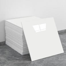 란몰 붙이는 주방 욕실 방수 타일시트지 데코벽지 10개, 화이트