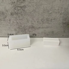 작은 직사각형 명함 홀더 실리콘 몰드 Diy 석고 시멘트, 공간