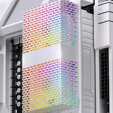 방열판 쿨러 컴퓨터 메모리 라디에이터 냉각 팬 DDR DDR2 DDR3 DDR4 DDR5 액티브 라디에이터 ARGB 쿨러 팬 메모리 모듈 냉각용, 화이트 RGB