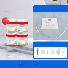 폴리우레아 방수접착제 옥상 지붕 균열 누수보수제, 1개, 1L, 방수 1등급 PU 벽돌 300g 4x 4m2