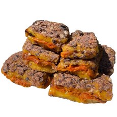 밀레의공방 단호박 호박고지 팥 시루 찰떡, 1kg, 1개