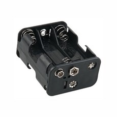 Coms BF291 건전지 홀더 6구/AAx6ea/9V타입 전원/DIY AA건전지