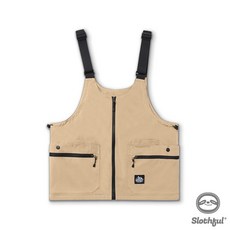 SLOTHFUL 機能工裝背心, 淺沙棕 (SPDV01).
