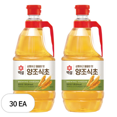 백설 양조식초, 1.8L, 30개