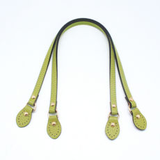 꽃잎 가죽 가방끈, 블랙