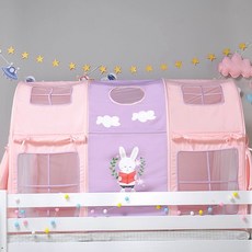 아이방 공주 벙커침대텐트 동굴 난방 텐트 이층침대, K. 새로운 토끼 텐트
