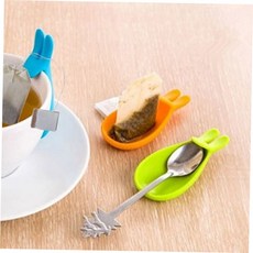티백컵 티백 걸이 홀더 토끼 2개, 홀더 블루2개 02095WT