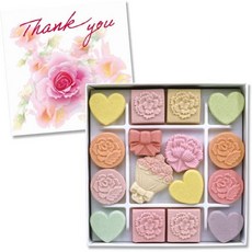 수제쿠키전문점 센베이과자 답례품쿠키 Smile Japan Factory 바이코도 고마워 와삼보 와삼봉 와삼분당 건과자 화과자 감사 한 마음 어머니의 날 아버지의 작은 선물 (2개), 2개, 1개