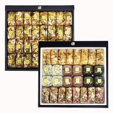 조현제떡연구소 궁중영양떡 약식선물세트 명절선물세트 고급보자기 개별포장 추석선물 설날선물 단체떡선물 답례떡 이바지 아침식사대용 건강식 선물로좋은, 5.8kg, 1세트, [2단]궁중영양떡+{저염저당}약식선물세트