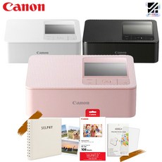 (주)위드제이케이 캐논 SELPHY CP1500 + RP-108 108매 + 액정보호필름 + 4x6 포토북 증정, 화이트