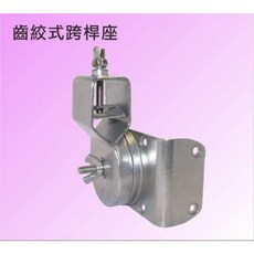 白鯨 360度 齒絞式跨竿座 不鏽鋼材質