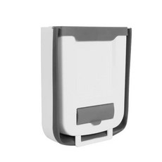 ROMUIO ローマ 캠핑카 악세서리 접이식 휴지통 대용량 PP 소재 쉽고 예쁜 카라반 홈카 주방 보트 마린 모터홈 캠핑카용 액세서리 White 10L, 7L_하얀색, 1개