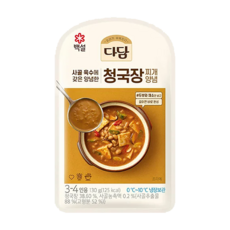 CJ 다담 청국장찌개양념, 130g, 8개