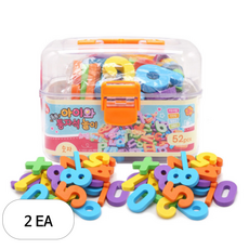 비앤씨 아이와 통 자석퍼즐 숫자놀이, 2세트, 52피스