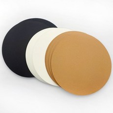 원형 도화지 용지 둥근 다용도 미술 드로잉 판지 색종이 종이 활동지 그래프트, 흰색 15cm 50장 두께 250g