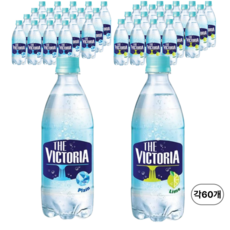 더 빅토리아 탄산수 플레인 500ml 60개+ 라임 500ml 60개, 120개