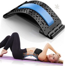 자세교정 자석 허리 스트레칭 지압 마사지봉 척추교정, 1개