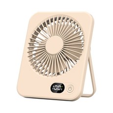 학생 충전식 새로운 Ventilador 사무실 선물 휴대용 Usb 기숙사 데스크탑 경량, 카키색, 1개