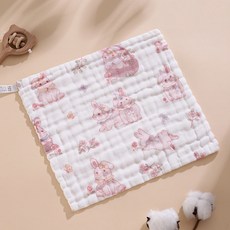 毛巾a類嬰幼兒紗布毛巾 超軟6層純棉寶寶毛巾 嬰幼兒級別, 1個, 高密度25*50cm,【貴在運費】混色一條