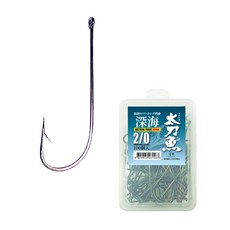 씨케이지에프 / 심해 칼치 태도어 바늘 100 덕용 / 검증된 미늘 크기 / NSB 블랙 HOOK / 예리하고 정교하고 강한 꾼의 바늘 / 국산 바늘, 1개