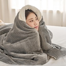 [어썸] 도톰한 풀워밍 양면 전기담요 전신 온열 블랭킷 EM-KET2000