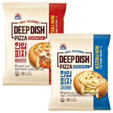 [대림냉장] 한입피자 80g x12개 /콤비네이션/고르곤졸라 80g, 12개