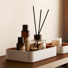 쿠에로 직사각 트레이, 라이트브라운, 1개, 라이트브라운