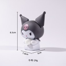 산리오 말랑이 귀여운 스트레스 해소 힐링 장난감, Kuromi, 29g, 1개