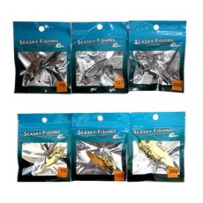 송어 농어 배스 메탈 바이브 레이션 하드 베이트 스냅포함, 02. 다이교 메탈지그 6g 레드헤드