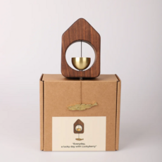 럭키베리 황동 액막이 명태 현관종 이사 집들이 개업 선물, 딥브라운