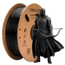 크리알리티 Creality 3d 프린터 고속 인쇄 소재 Hyper PETG 제품 소모품 부품 1.75mm 1KG, 검은색