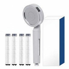 대림바스 디클린 멀티필터 플러스 샤워기 와이드형 + 멀티필터 플러스 4p 세트, 1개, Soft white color