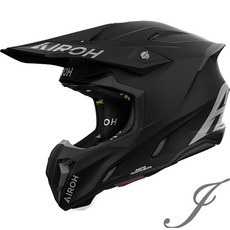 Airoh TWIST 3.0 #10 越野帽 素色 消光黑 安全帽 雙D扣, M(57-58cm), 1個