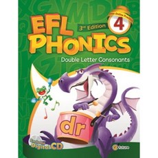 [이퓨쳐] EFL Phonics 4 (with QR) [3/E] : Student Book (Workbook + CD 2장 3rd Edition) [따뜻한책방]